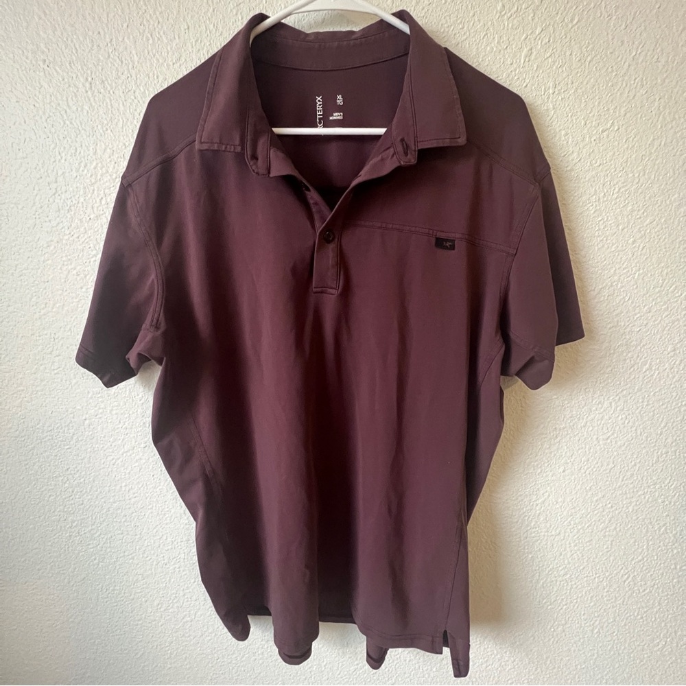 Arc’teryx Captive SS Polo - Red/Purple | XL